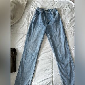 Curve love ultra high rise 90s straight jeans size: 26/2R